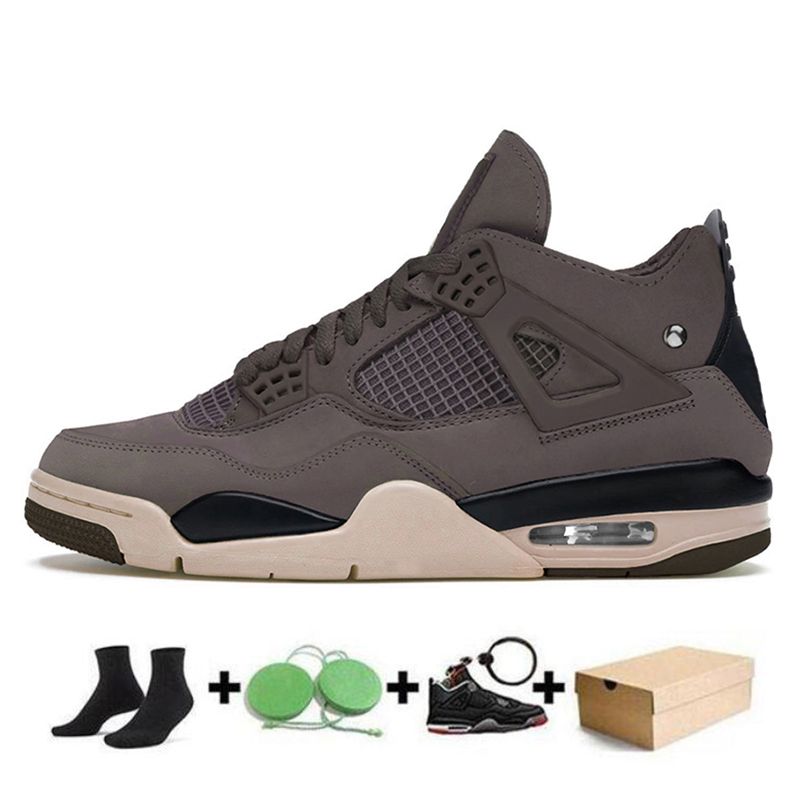 Size 50 Jorda Basketball Shoes University Blue AJ4 Jumpman Jordens 4 4s IV Mens Women J4 Messy 