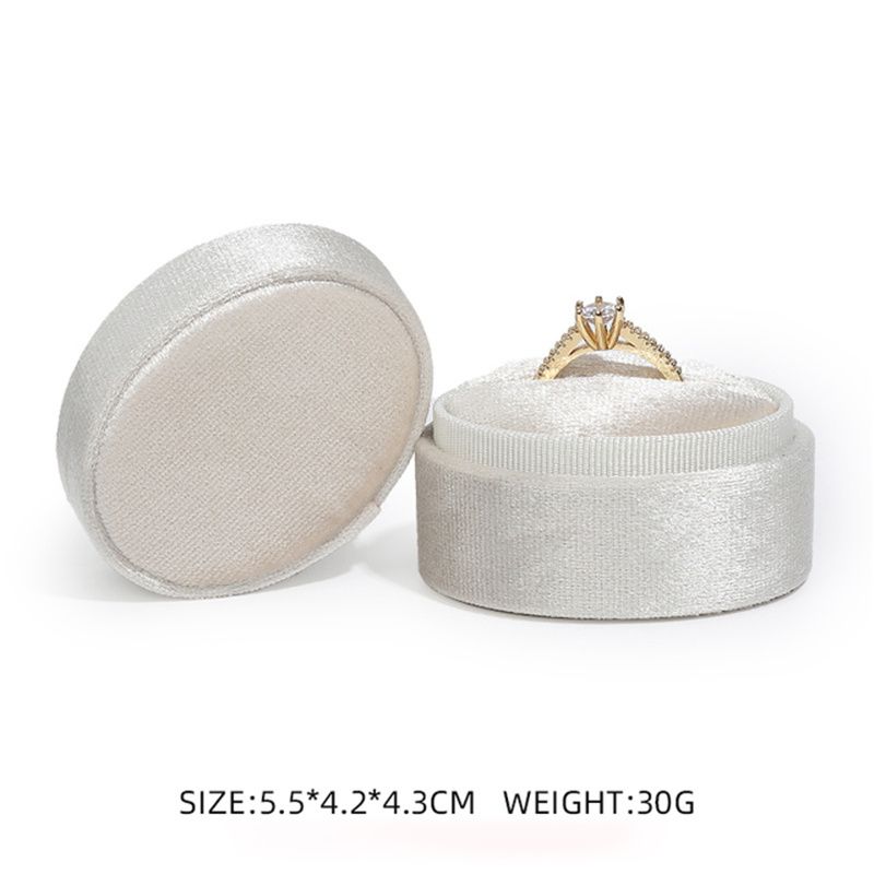 Einzelringbox Beige