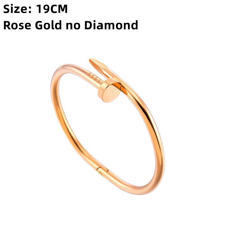 Size 19 Rose gold no diamonds