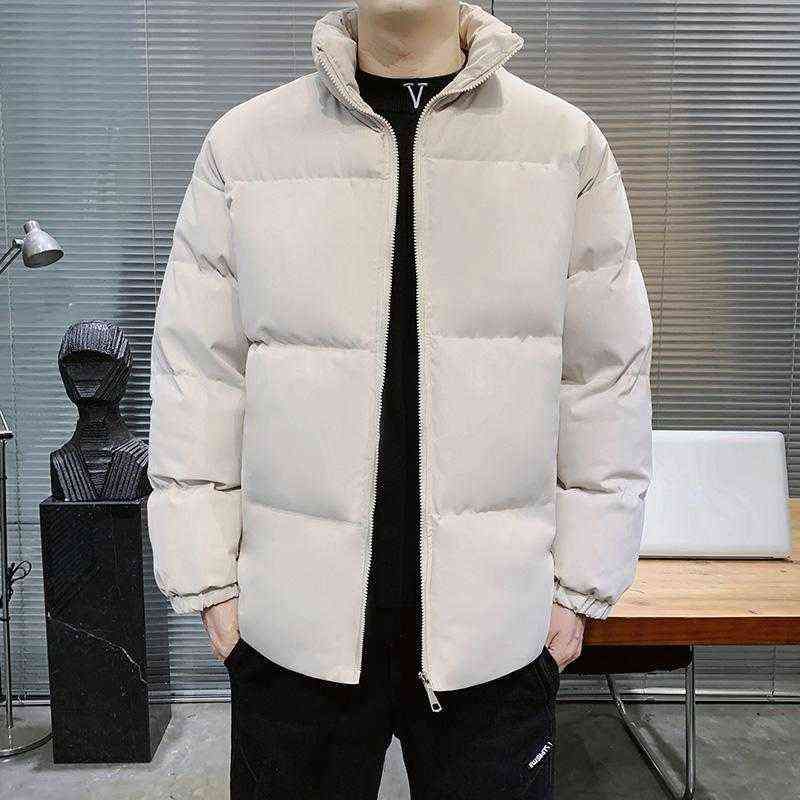 beige parka mens