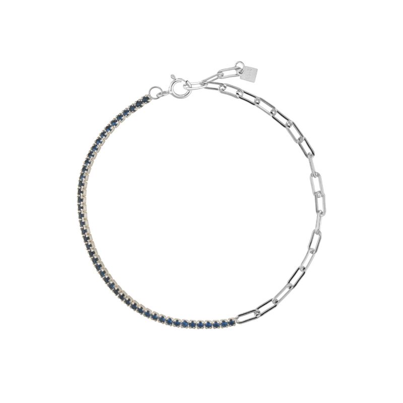 Bracelet bleu 18cm