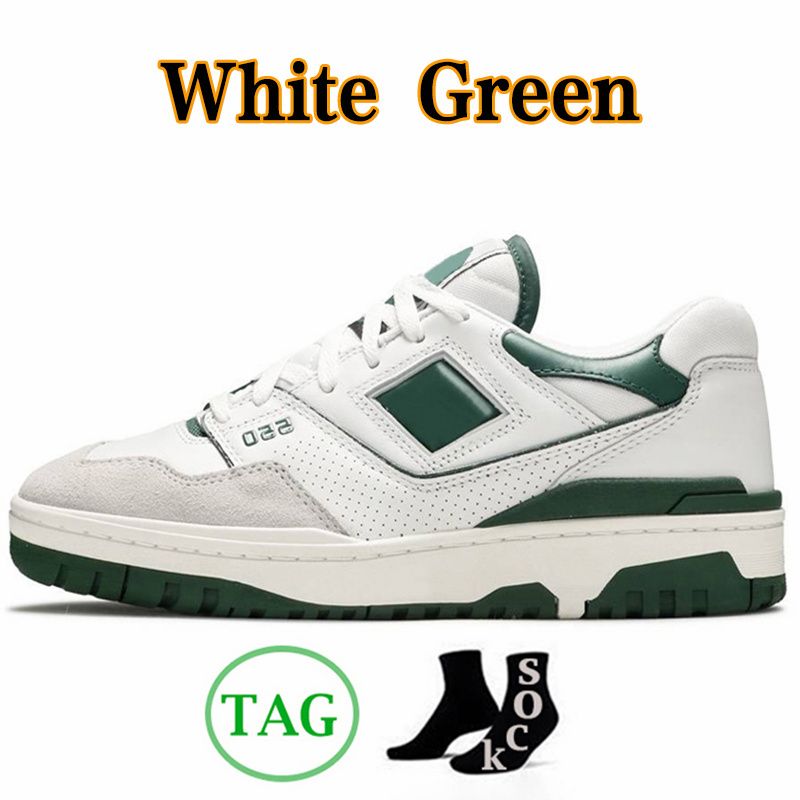 biały zielony