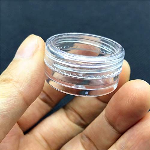5ML Cosmetic Containers With CLEAR Lids