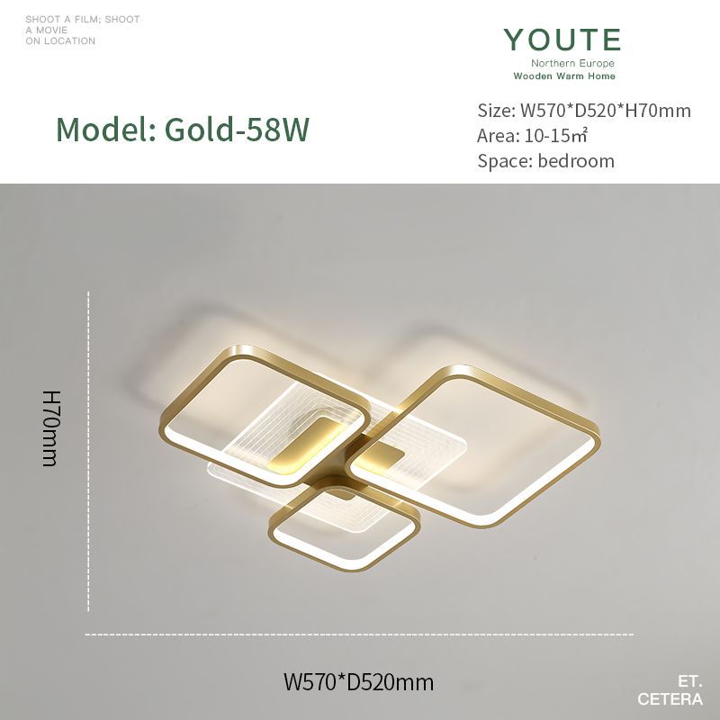 3 Light-Gold China kaltes Licht