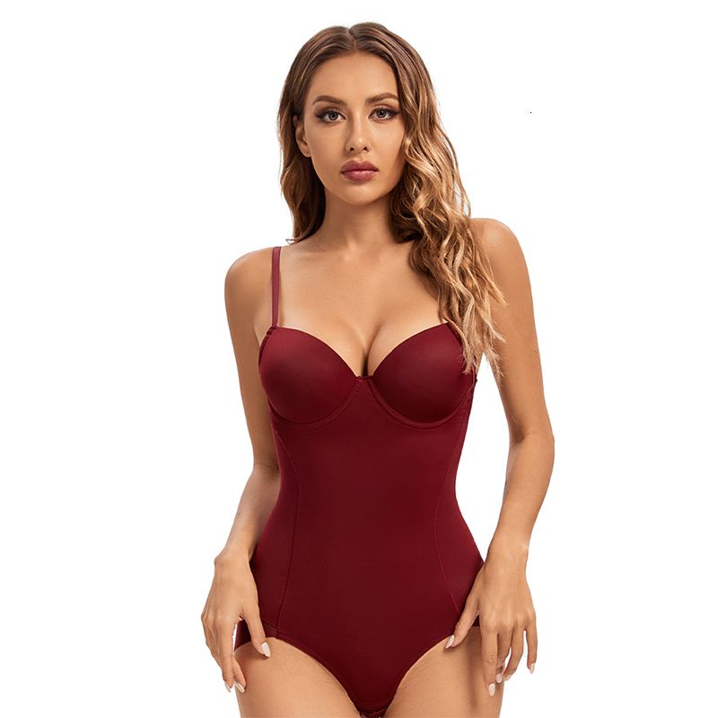 Bodysuit rojo de vino