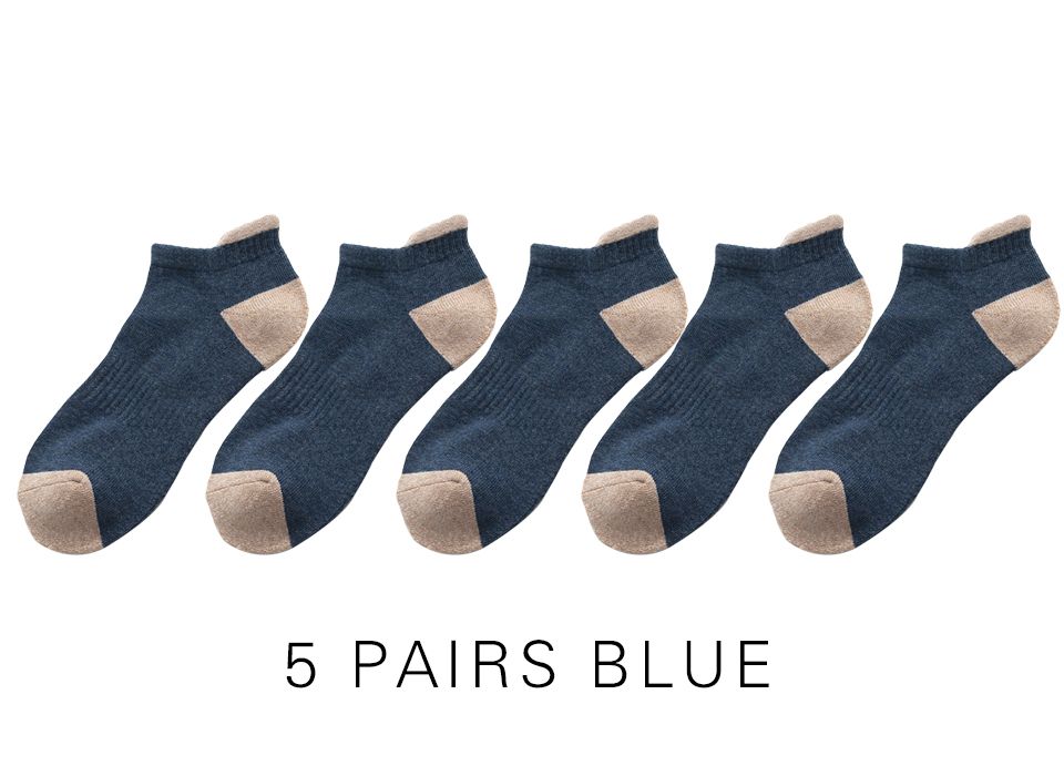 5 paires bleues