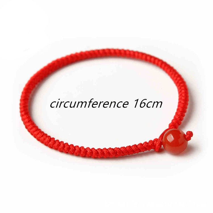 Red beads 16cm