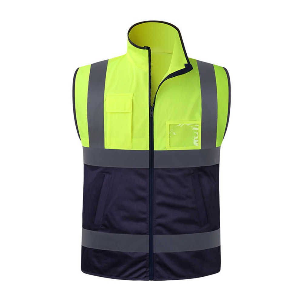 Wholesale Construction Clothing Hi Vis Viz Reflective Safety Vest With