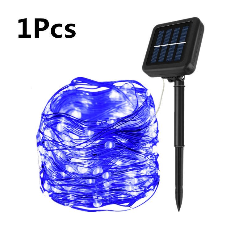 1 pcs azul-7m 50led