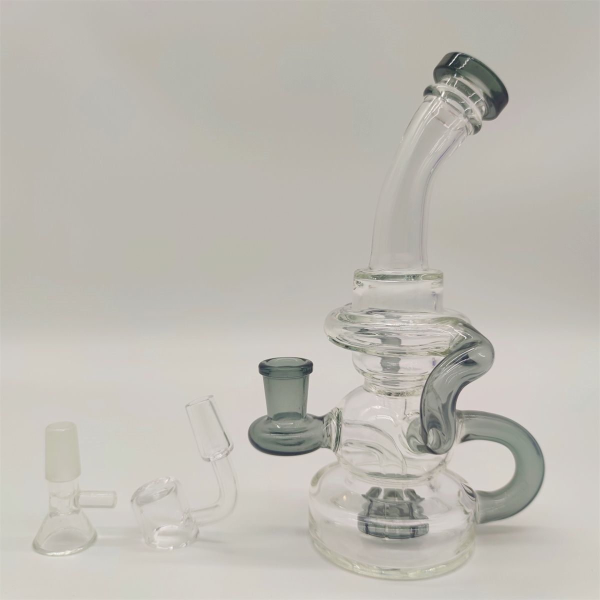 Clear Black with Bowl&Perc