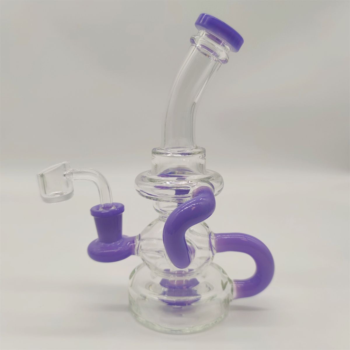 Cream Purple with Bowl&Perc