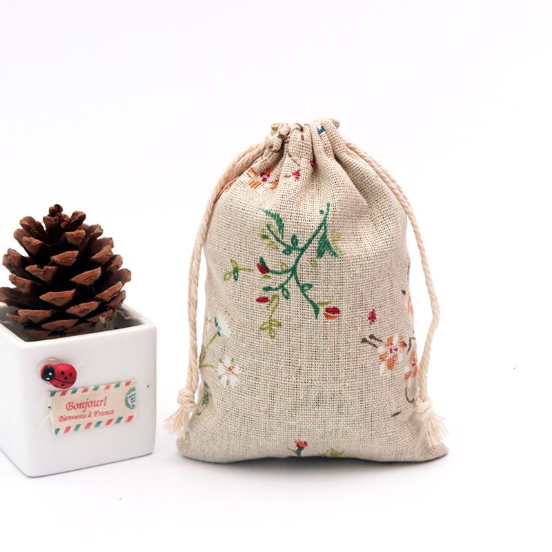 Twig Flower-10x14cm Printed Bag