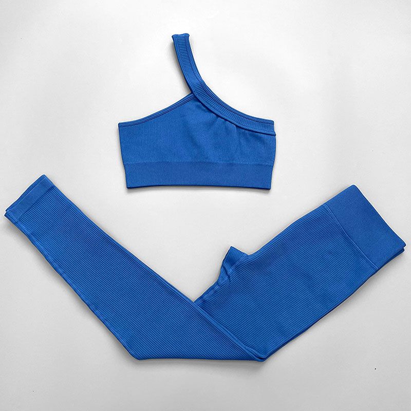 C16 (One Shoulder Brapants Blue)