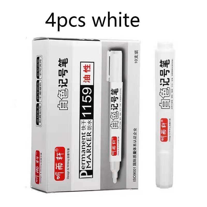 4pcs White