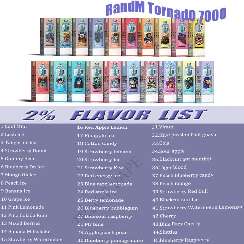 RandM Tornado 7000(2%)