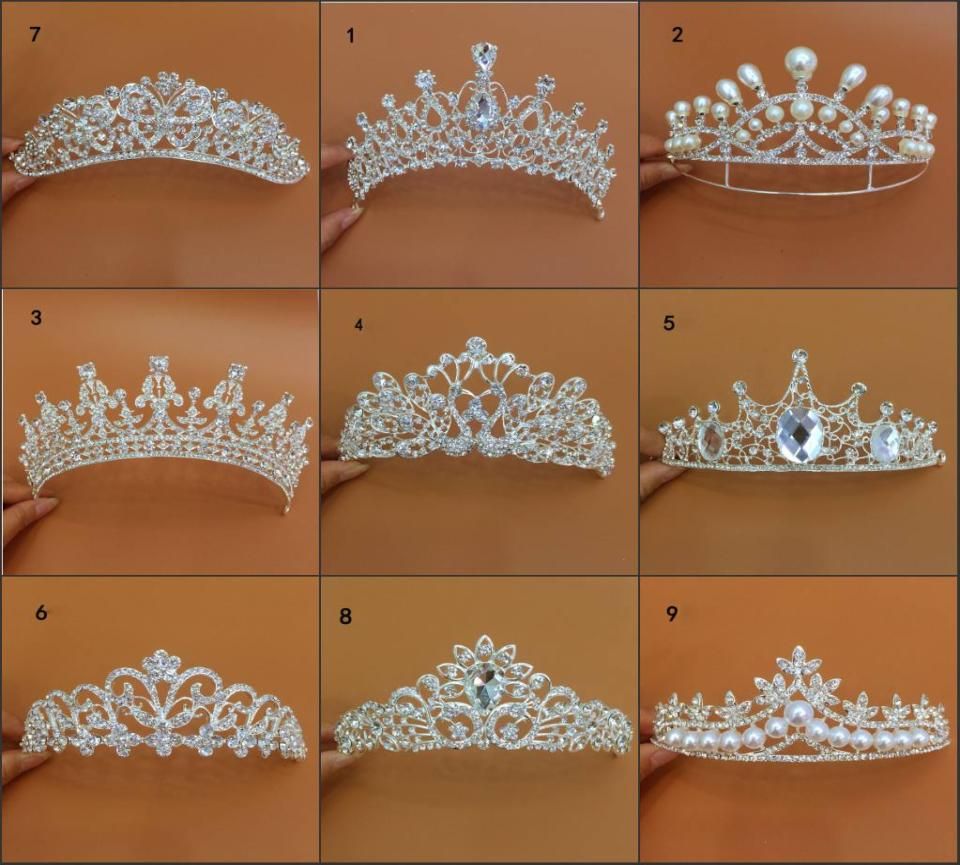 New Arrival Luxury Different Types Wedding Tiaras Diamond Cryatal Empire Crown Bridal Headband For Bride Hair Jewelry Party Access2369617 New Arrival Luxury Different Types Wedding Tiaras Diamond Cryatal Empire Crown Bridal Headband For Bride Hair Jewelry Party Access2369617