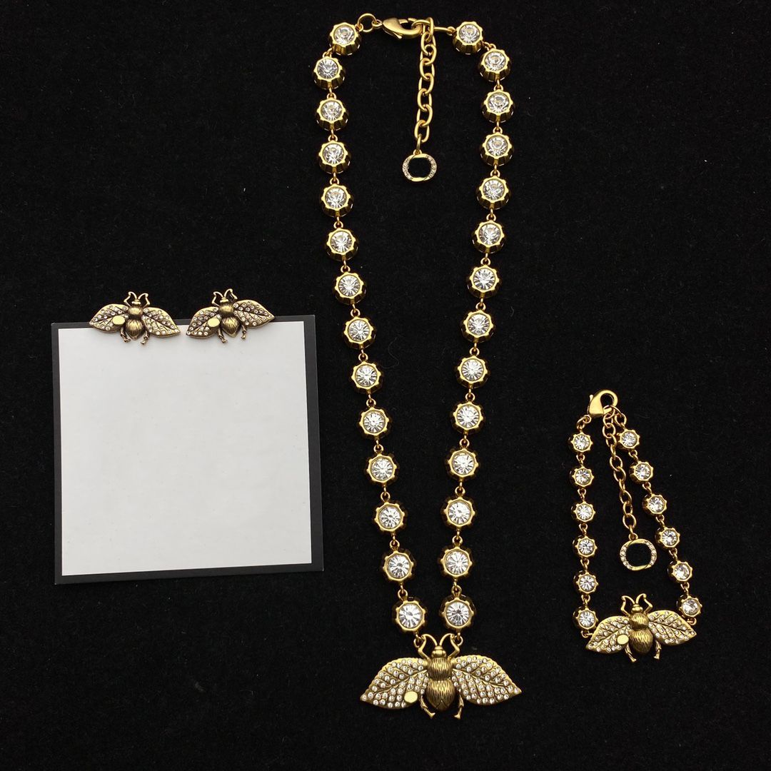 Necklace+Bracelet+Earrings(With Box)