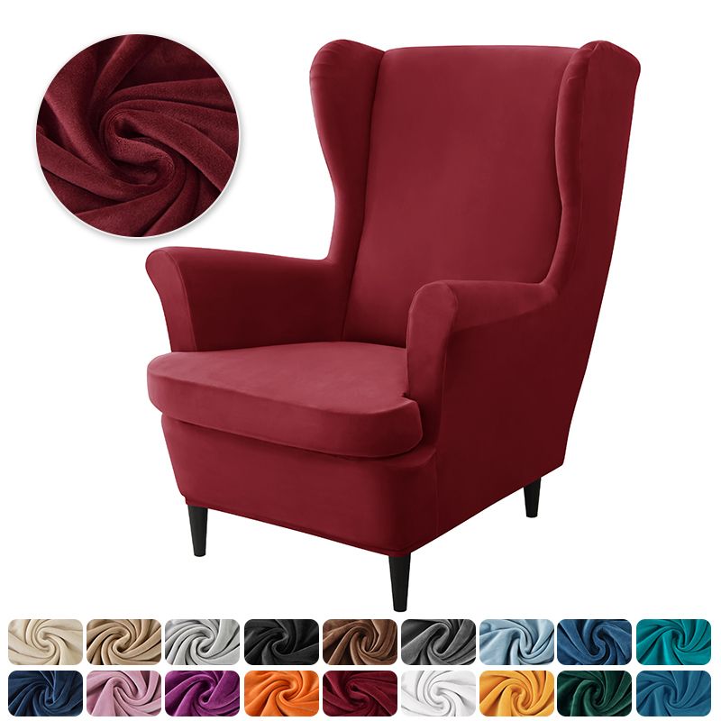 Couverture de chaise rouge du vin