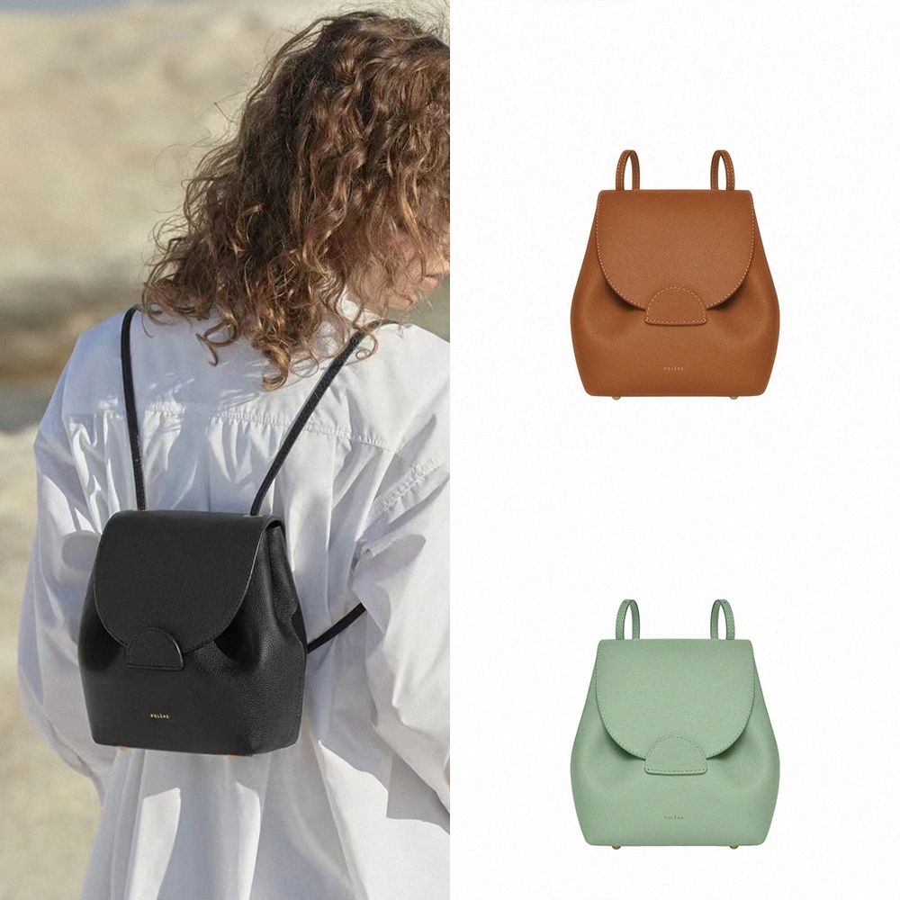 Polene Numero Un Mini Backpack Women Leather Designer Sliding The Thin  Leather Straps Backpacks Flap Magnetic Buckle Closure School Bags IANT Z3C4  From Tote_handbags, $76.17