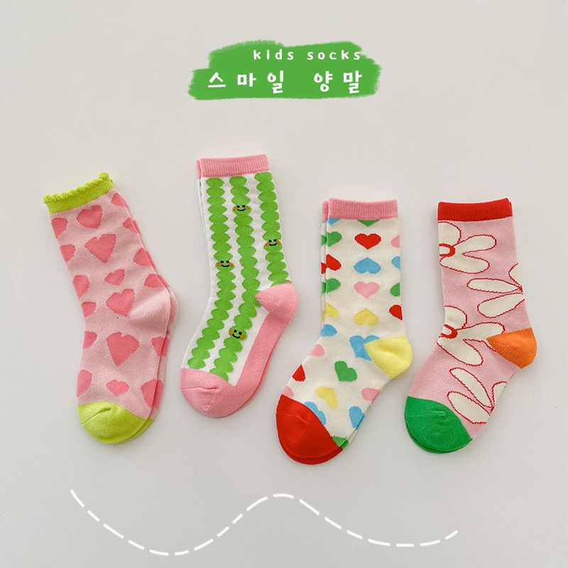colorful love socks