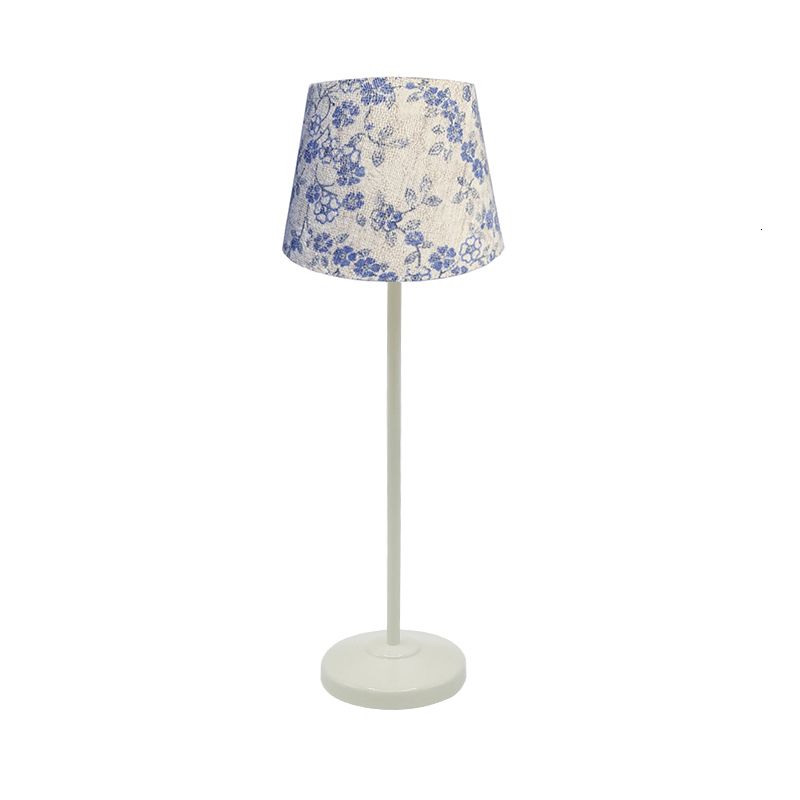 Lampe de table bleue