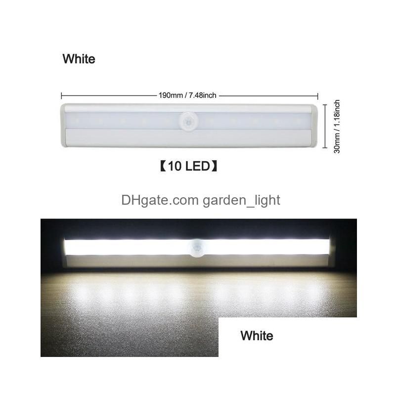 10 diod LED białe światło