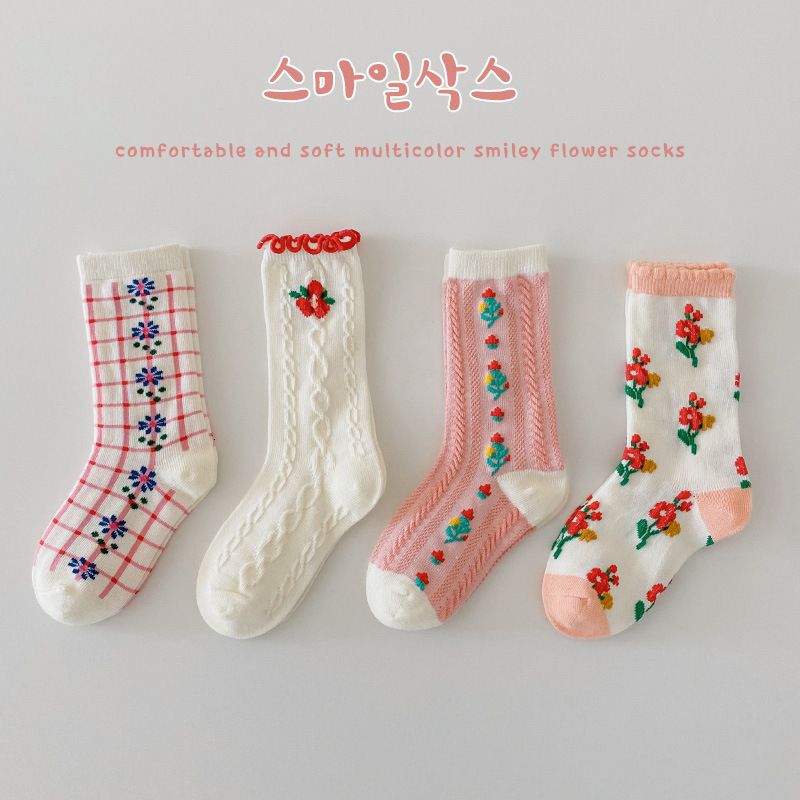 chaussettes de manoir rose