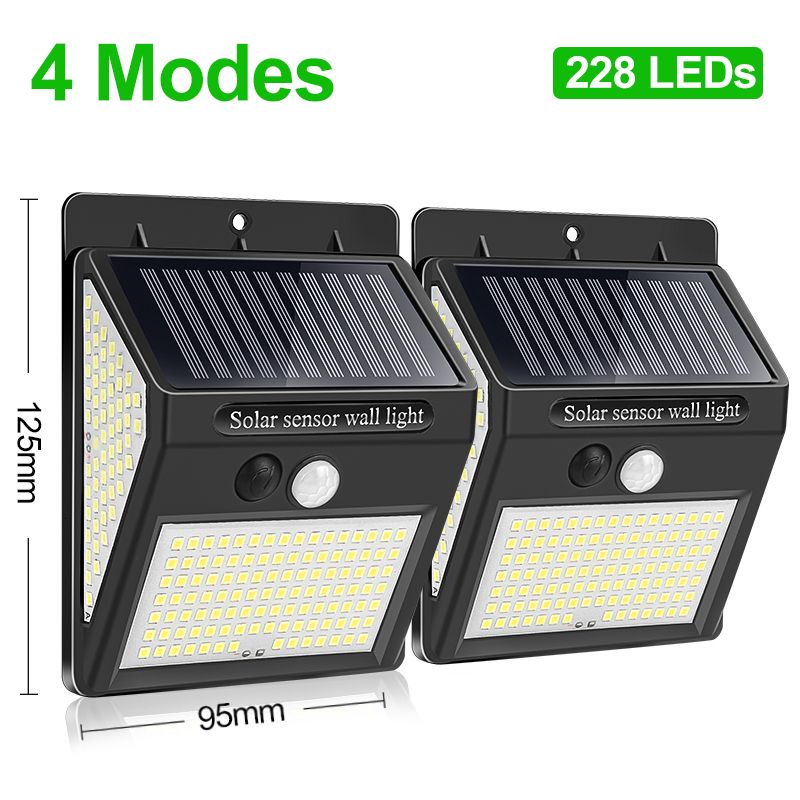 2 PCS-228LEDS-4MODES