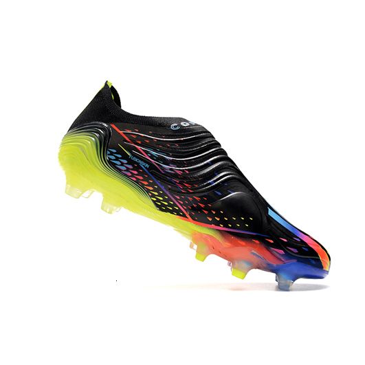 Safety Shoes Mens Soccer FG Outdoor Cleats Football Boots Black
