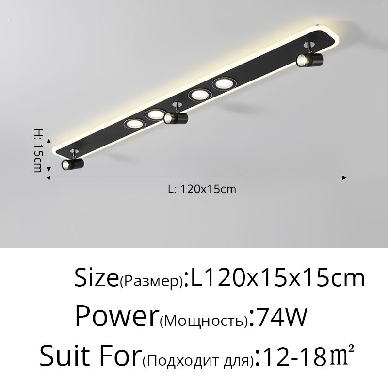 B 블랙 120cm-3 색 원격 없음