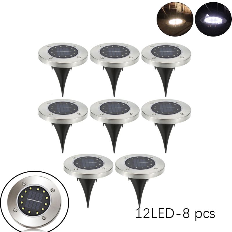 12LED 8шт белый свет