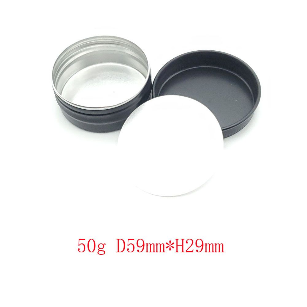 50G Black-alluminum-100pcs