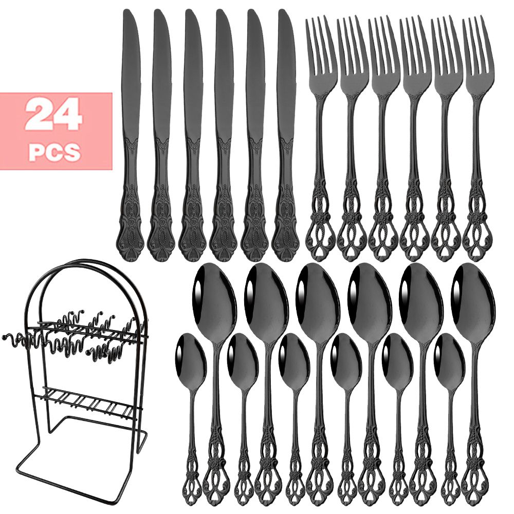 24pcs noire-boîte