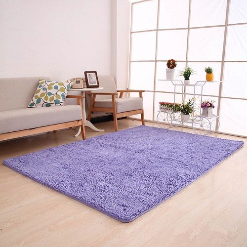 tapis violet clair