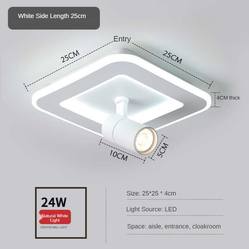 Square white changeable