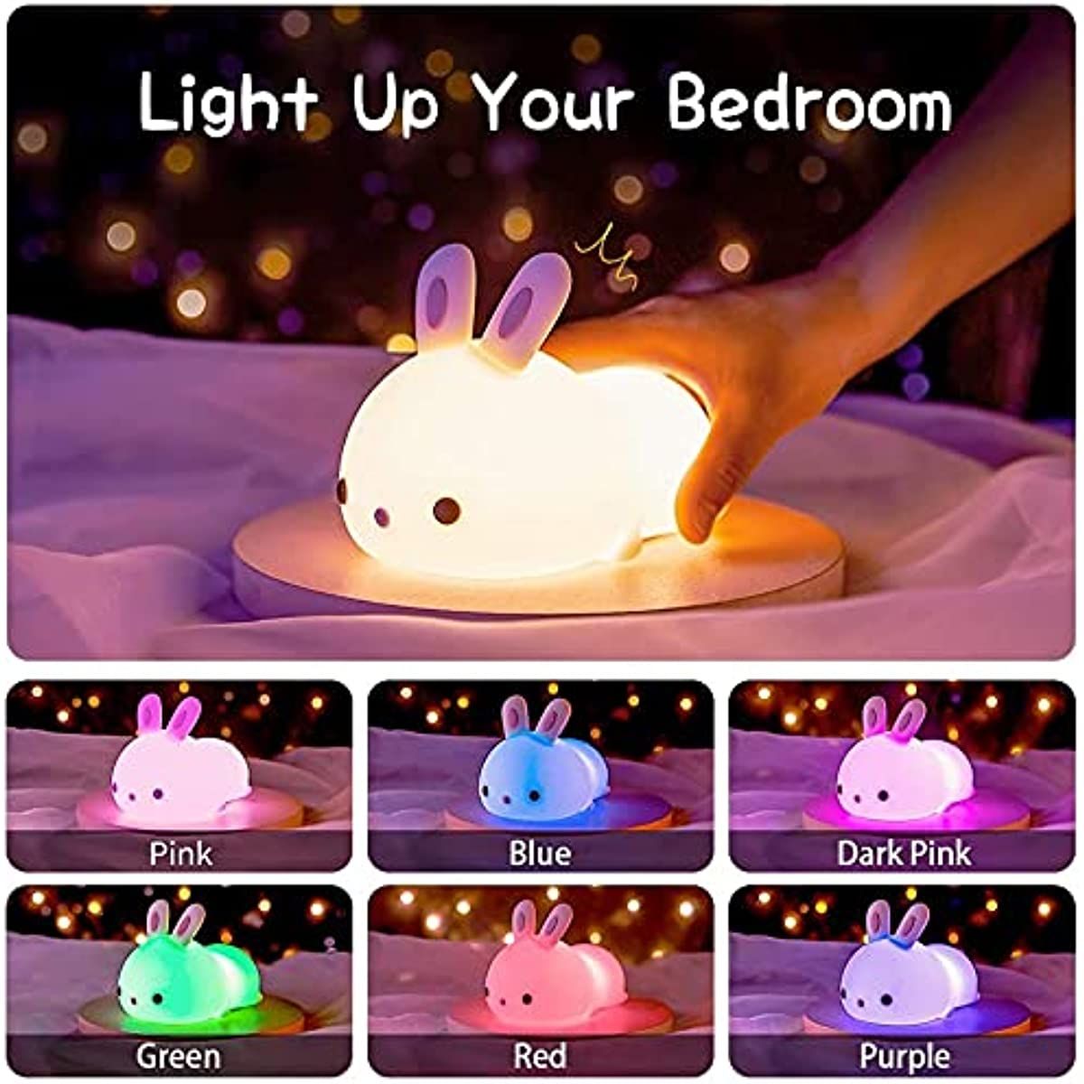 Koala Night Light for Kids Room, Koala Lamp Kids Night Light Bedroom, Cute Koala  Gifts for Girls, Portable Squishy Silicone Baby Night Light 