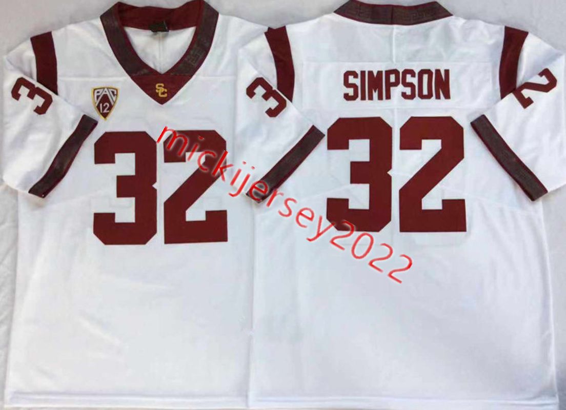 32 O.J Simpson White/Name