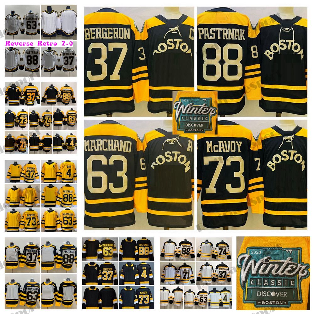 BERGERON BOSTON BRUINS AUTHENTIC ADIDAS REVERSE RETRO 2.0 HOCKEY JERSEY