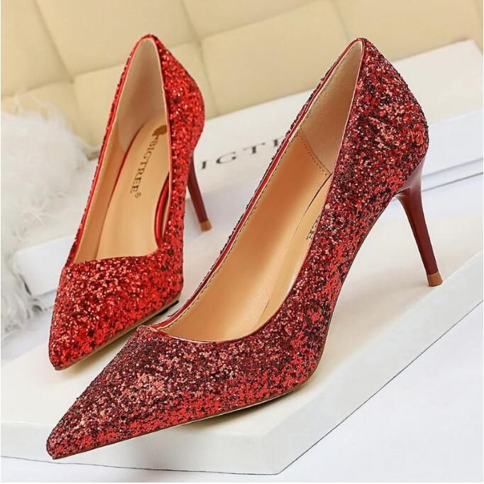 Red 7cm Heels