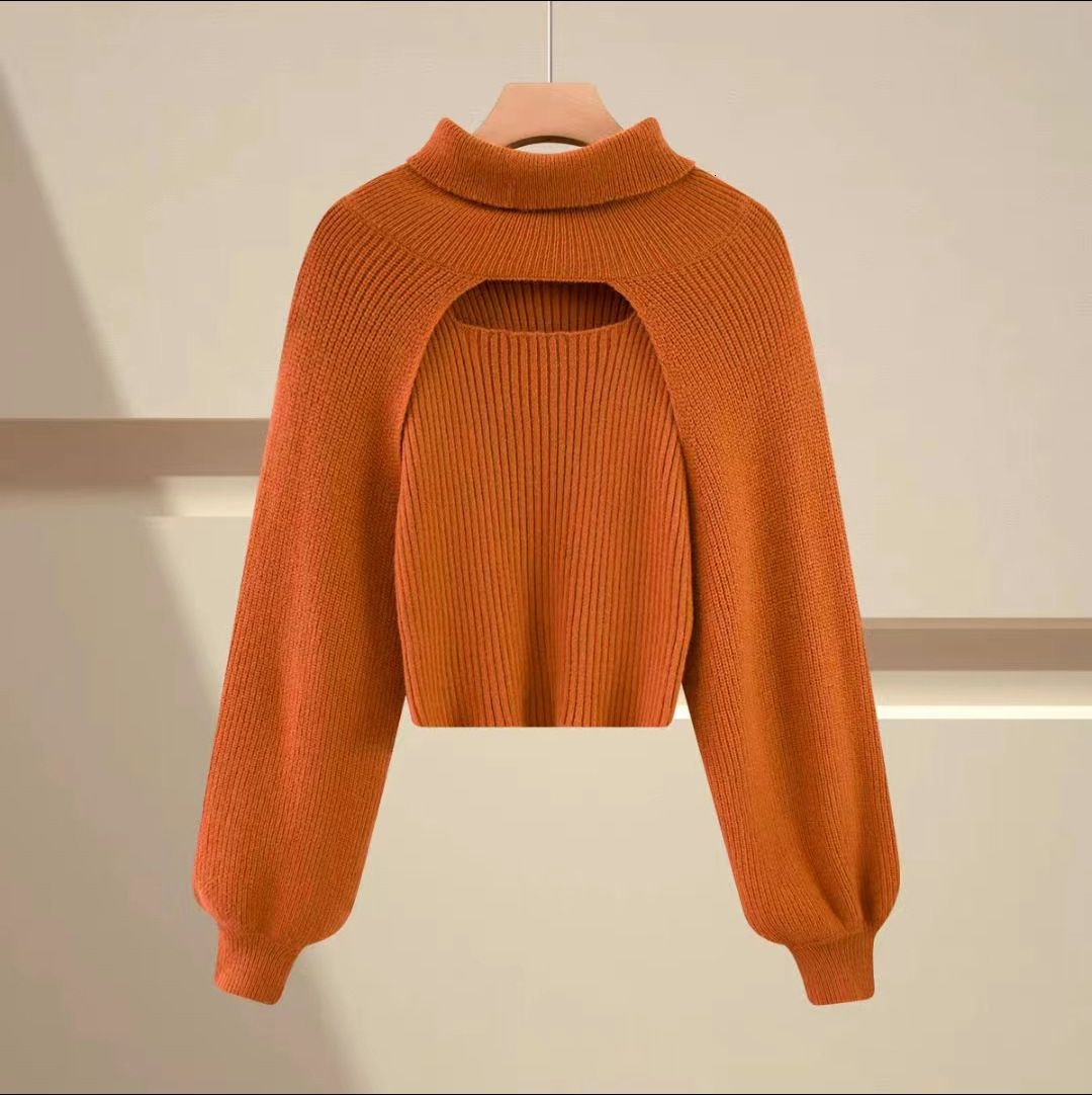 turtleneck orange