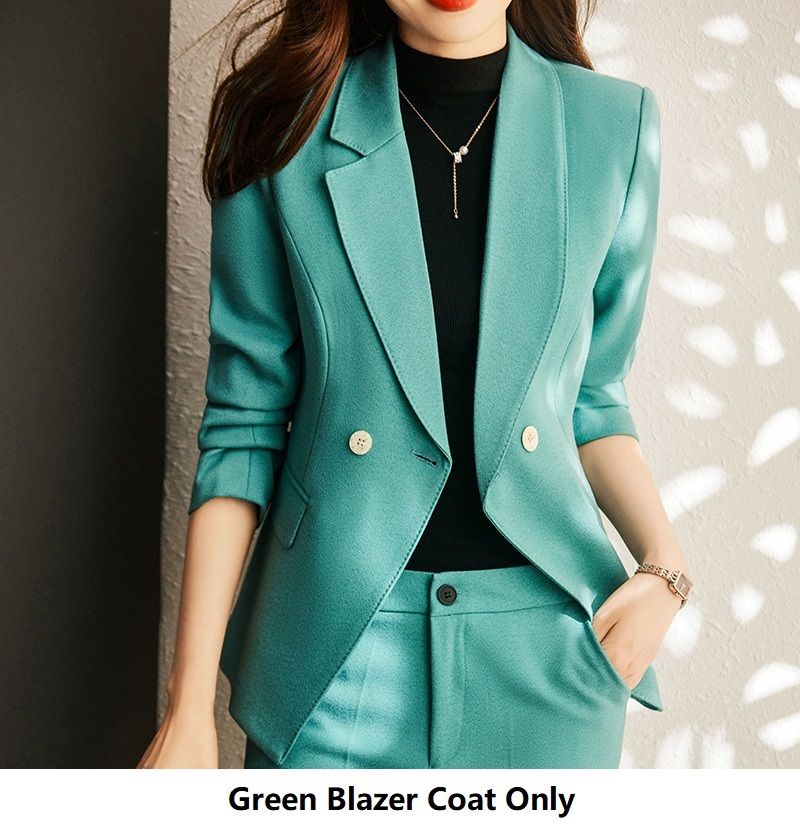 cappotto blazer verde