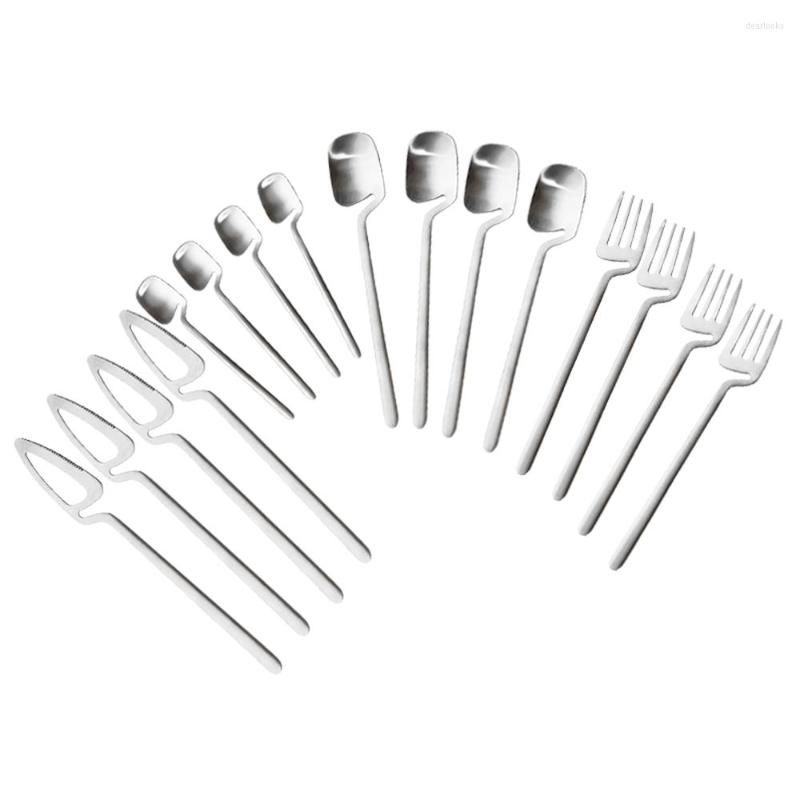 16Pcs Silver