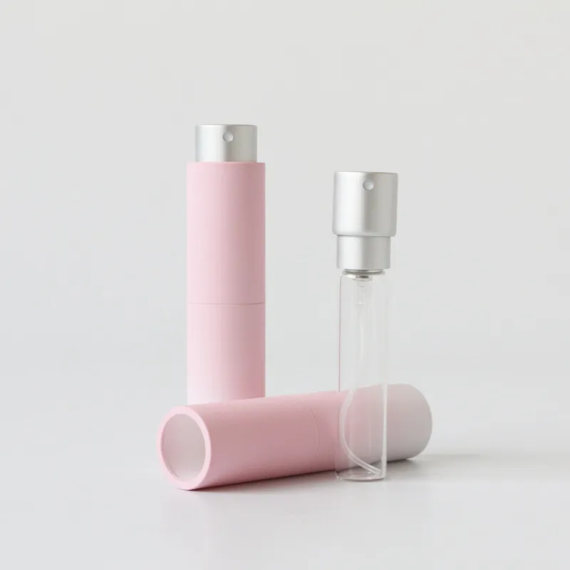 Pink+Matt Silver Atomizer