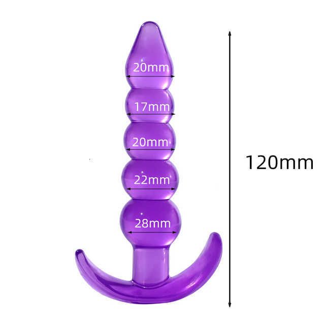 Plugue anal roxo