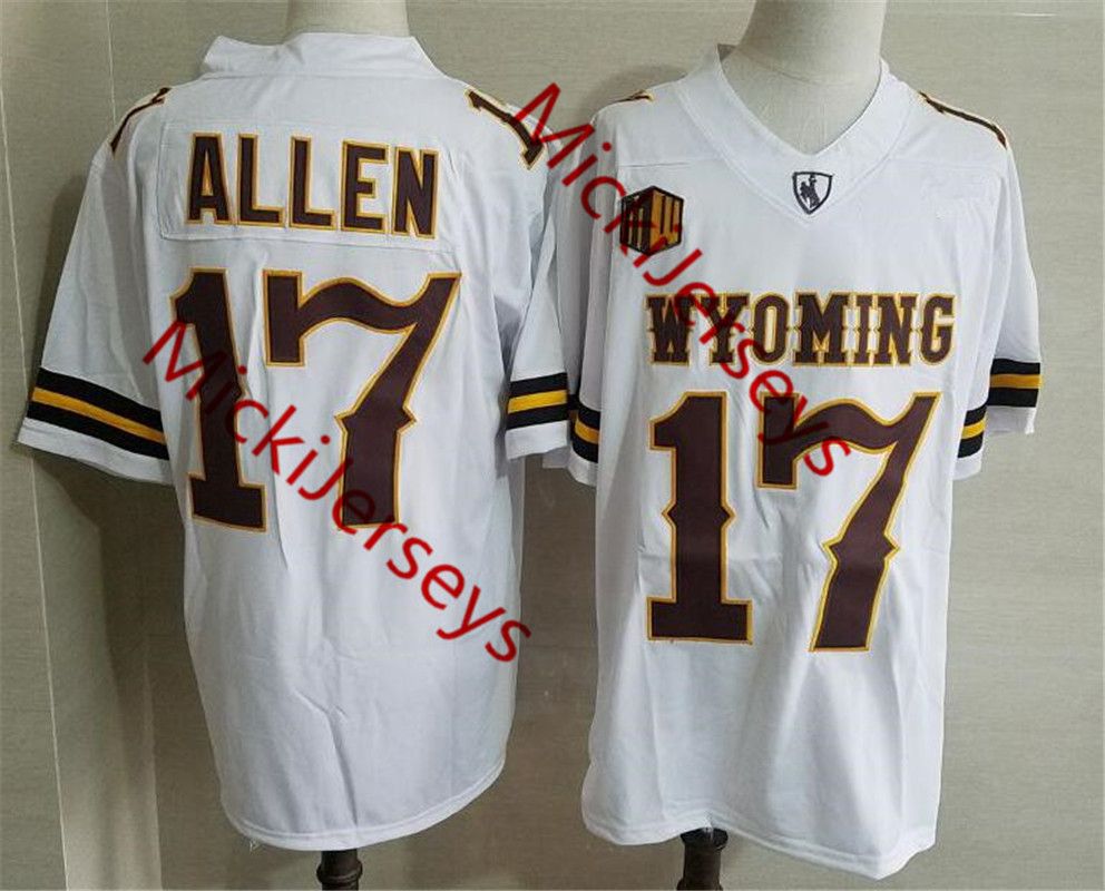 17 Josh Allen Wyoming /with Name