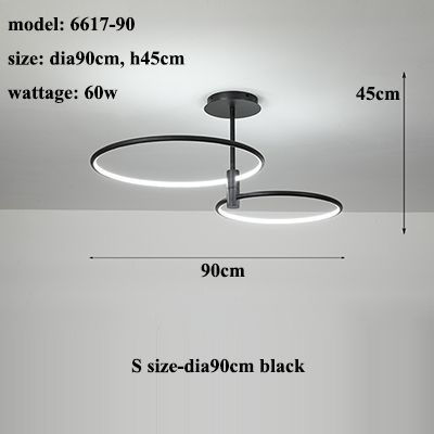 Black-3-ringar S1 varmt ljus (3000k)