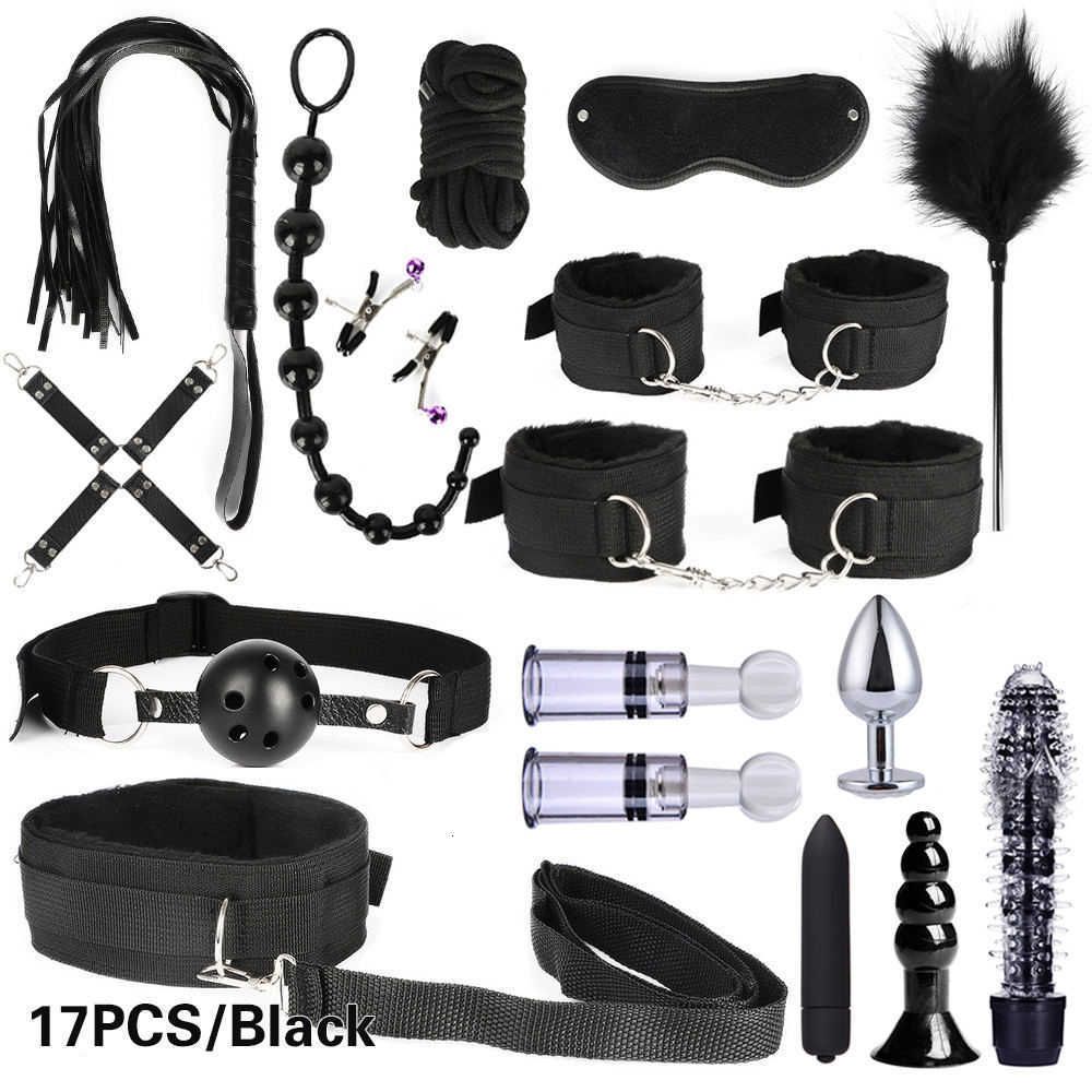 17pcs Schwarz