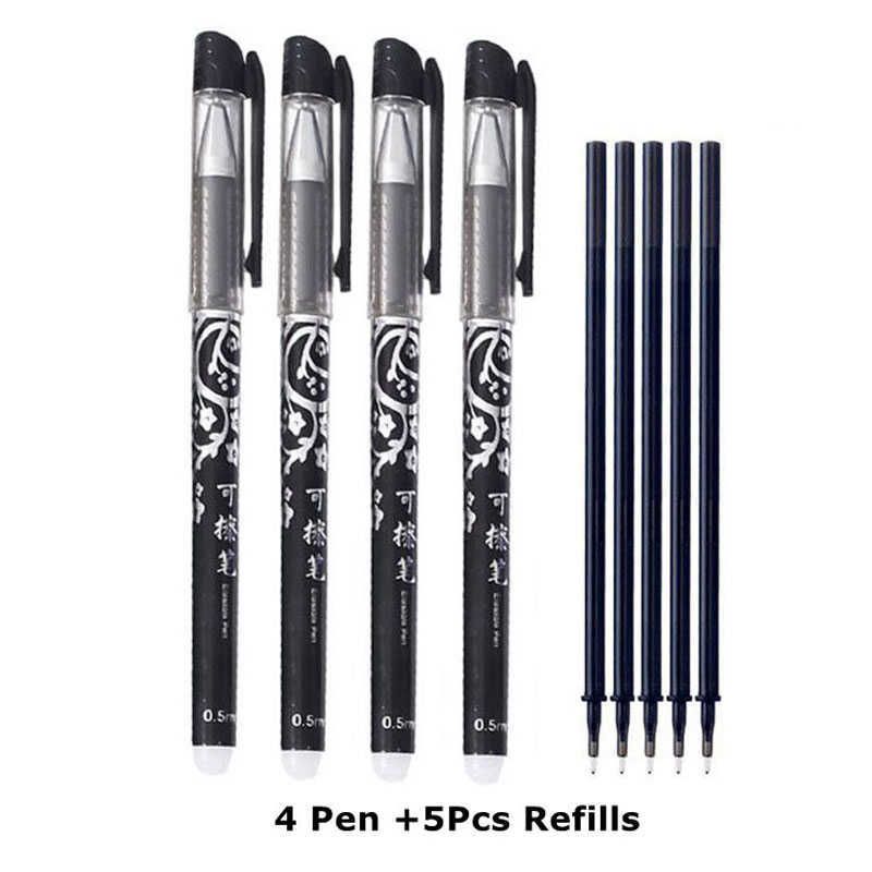 4 Pens 5 Refill b-0.5mm Bullet Tip