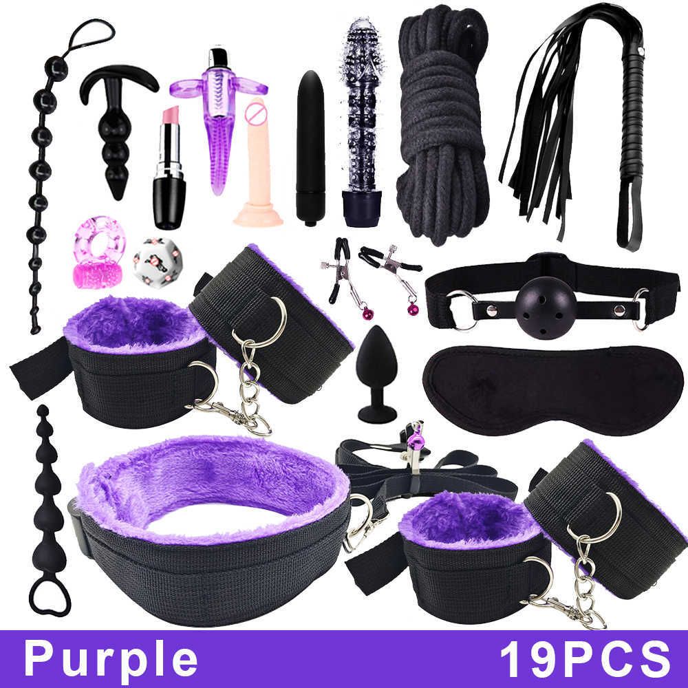 19pcs Purple