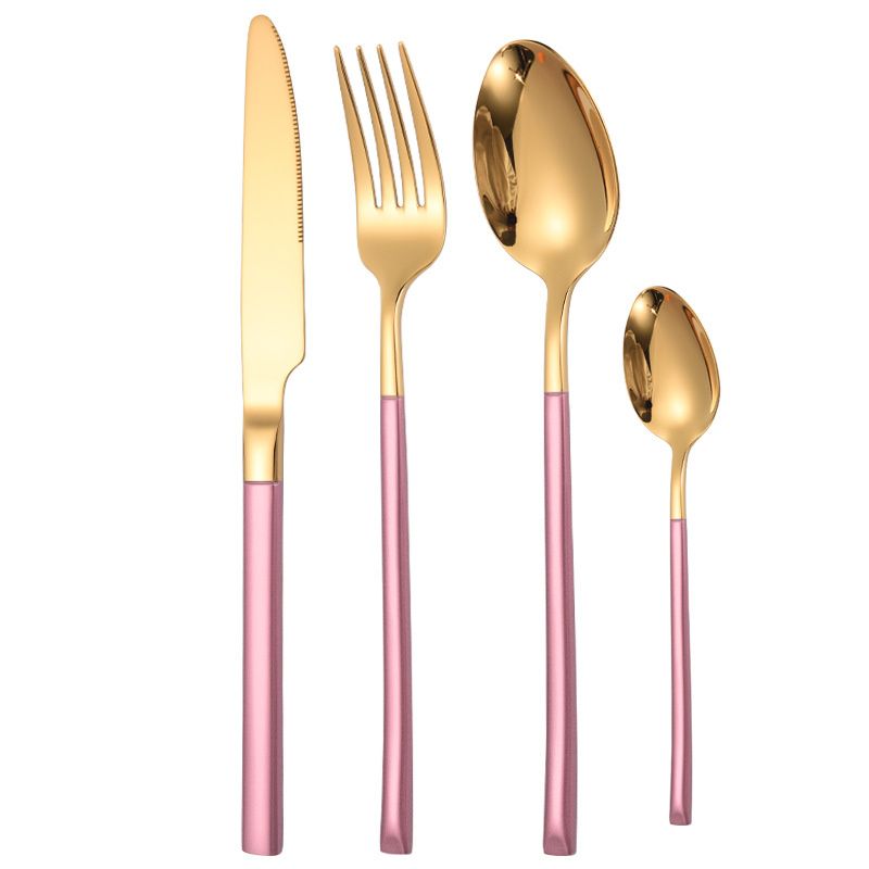 gold&pink 4pcs-set